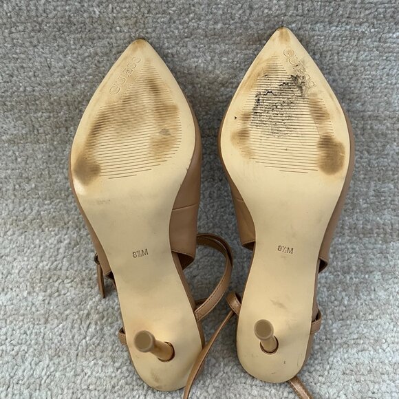 Guess Strappy Pointed Toe Heels Shoes 8.5 - Picture 11 of 12